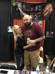 Actress Sarah French and author Joe Knetter.