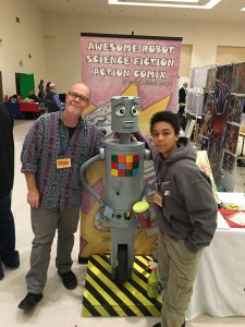 Michael and Diego Mongue, the creators of Awesome Robot.