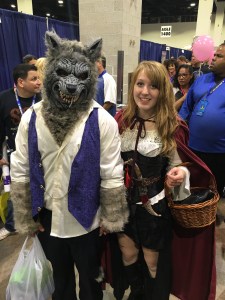 The Wolf and Red Riding Hood.