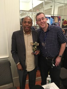 Actor Michael Winslow and myself.