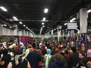 The crowds of Super Megafest.