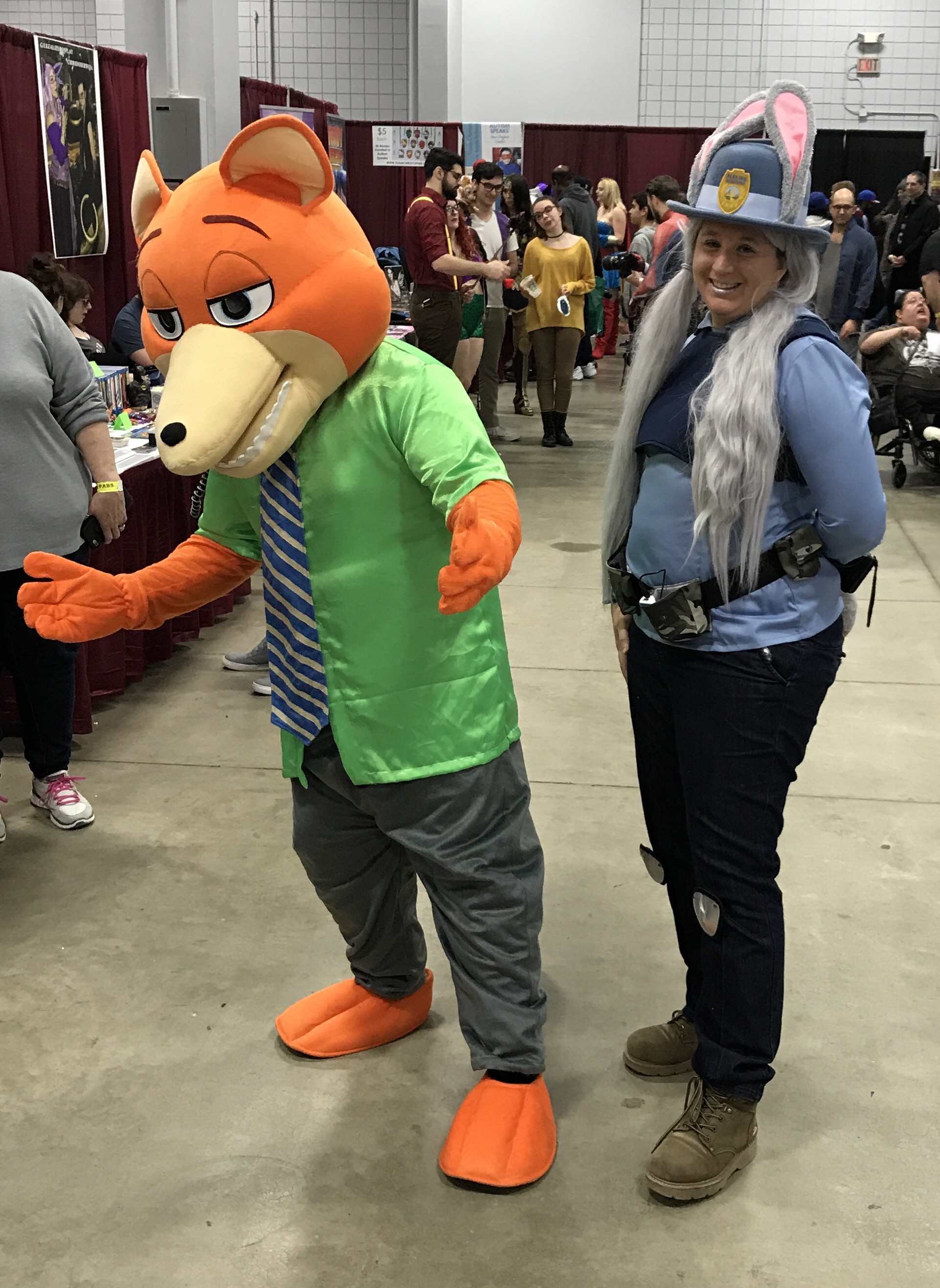 Nick Wilde and Judy Hopps.