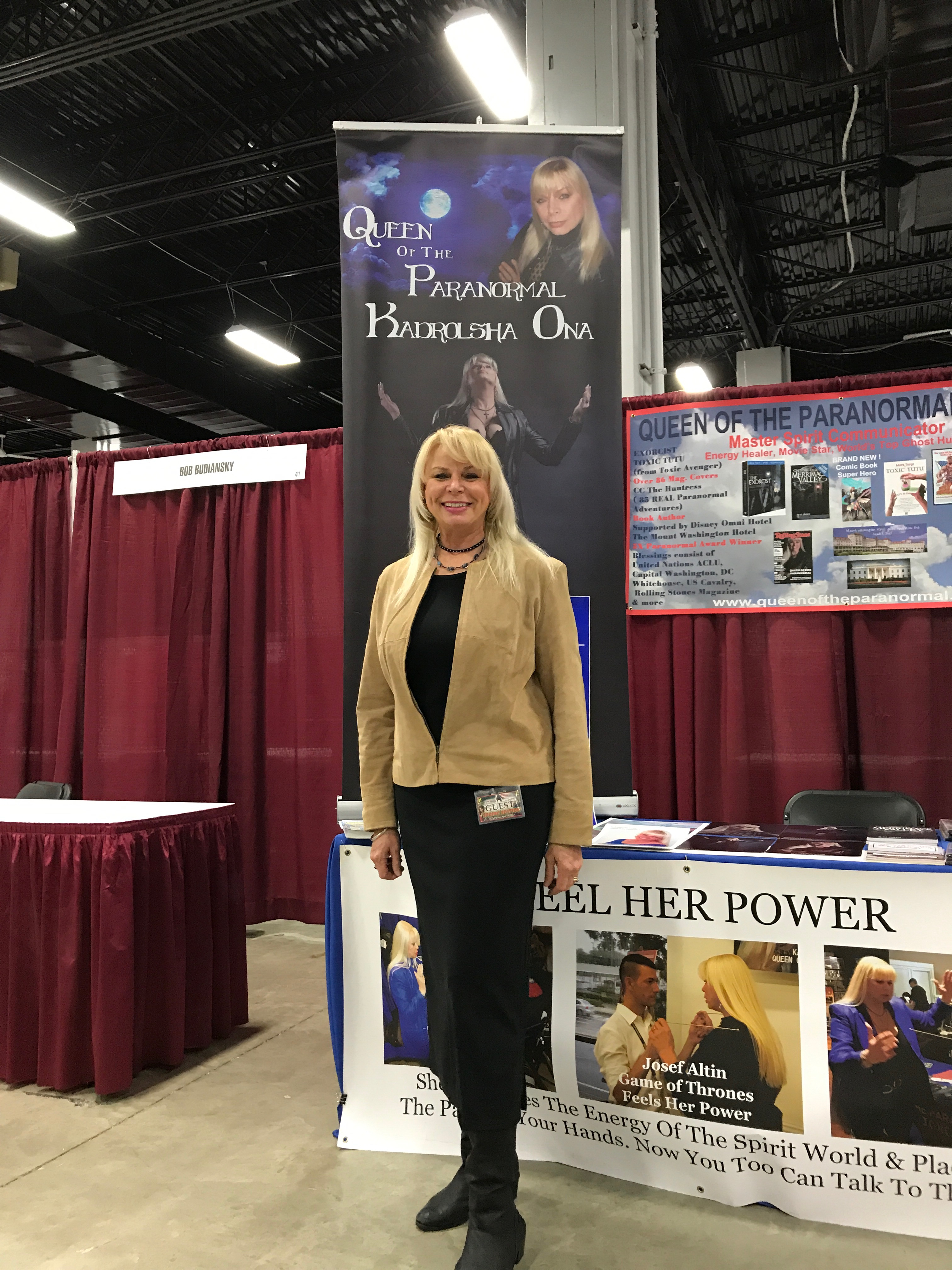 Kadrolsha Ona, Queen of the Paranormal.