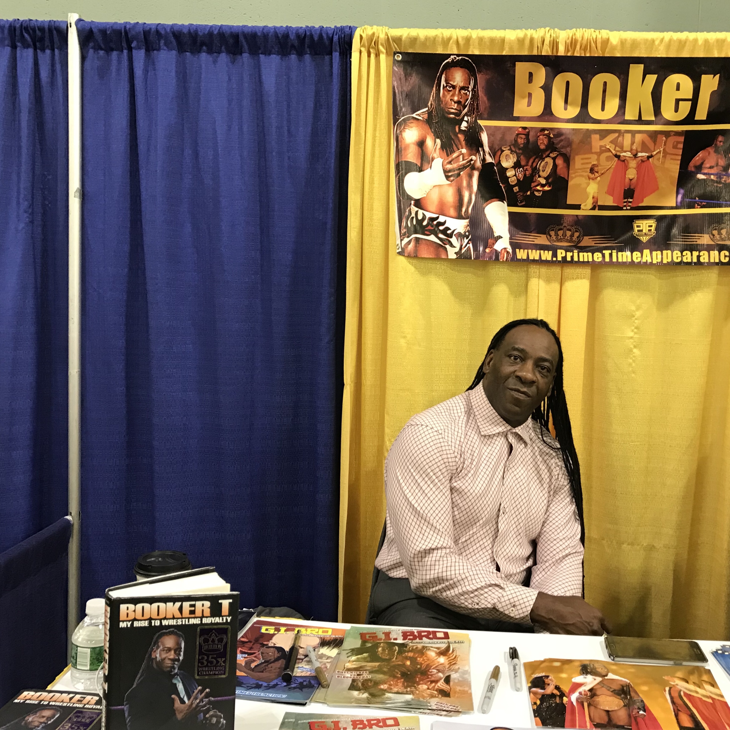 Wrestler Booker T.