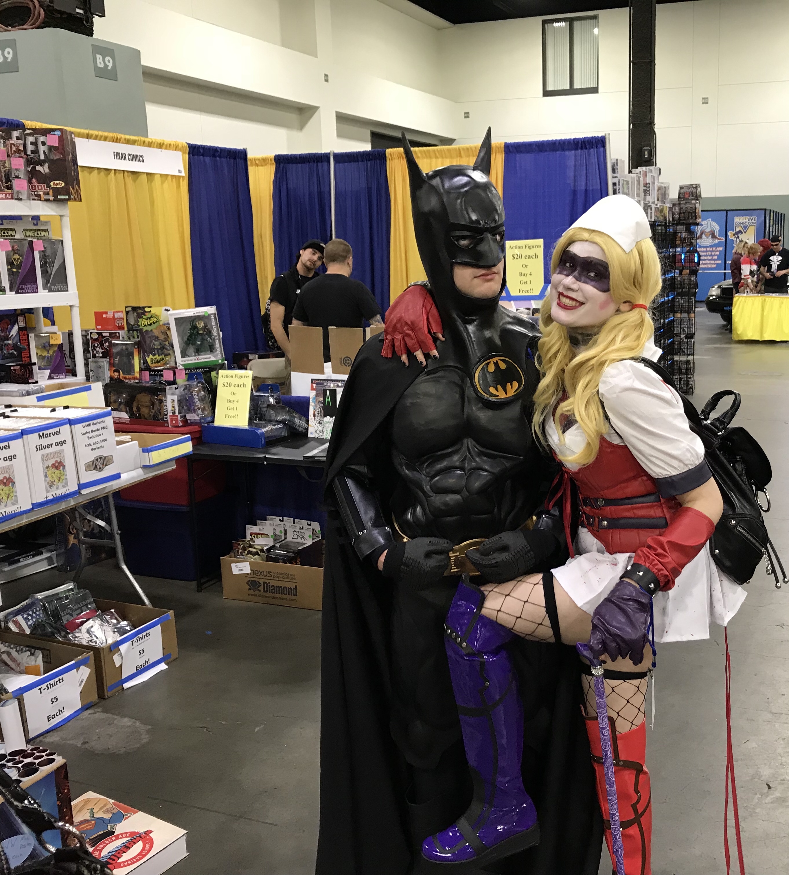 Batman and Harley Quinn.