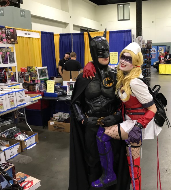 Batman and Harley Quinn.