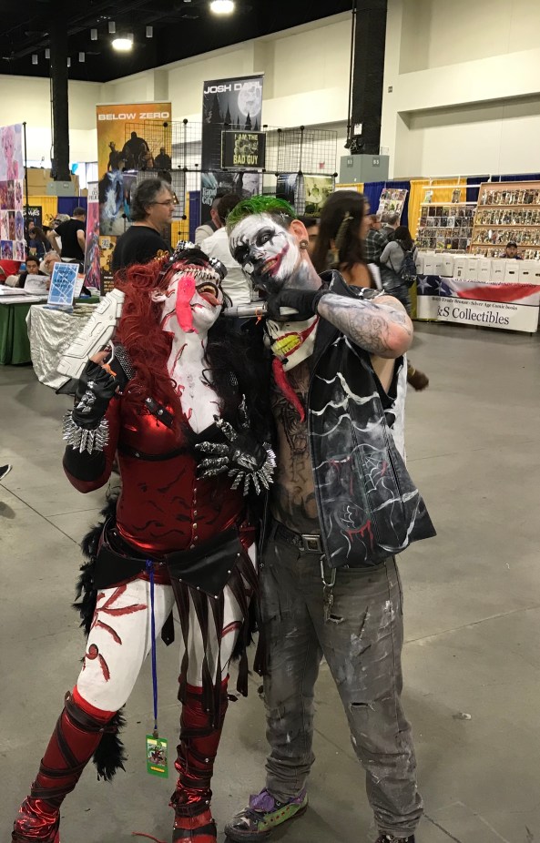 Harley Quinn and the Joker.