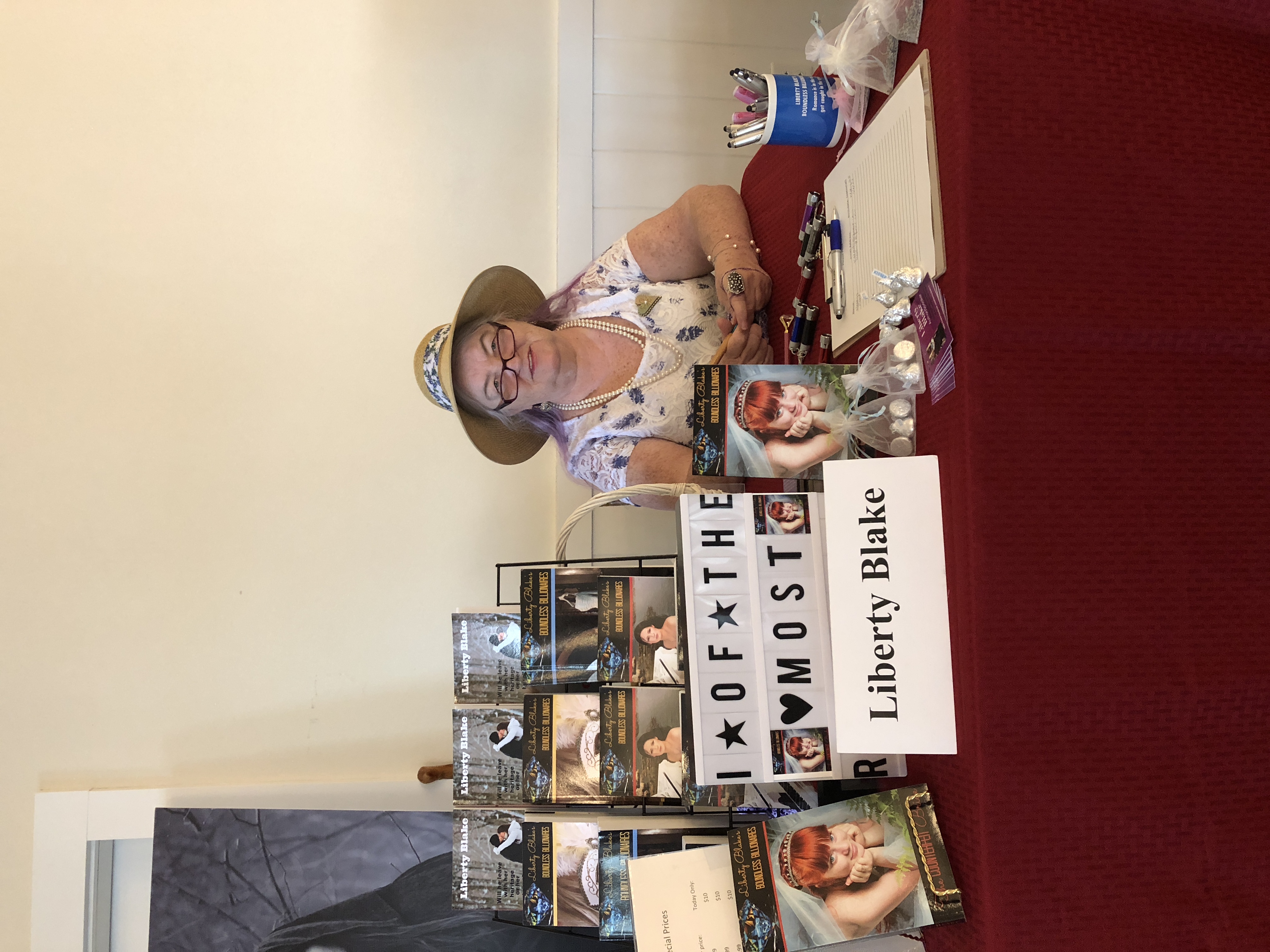 Author/Speaker Liberty Blake (https://www.fantasticfiction.com/b/liberty-blake/).