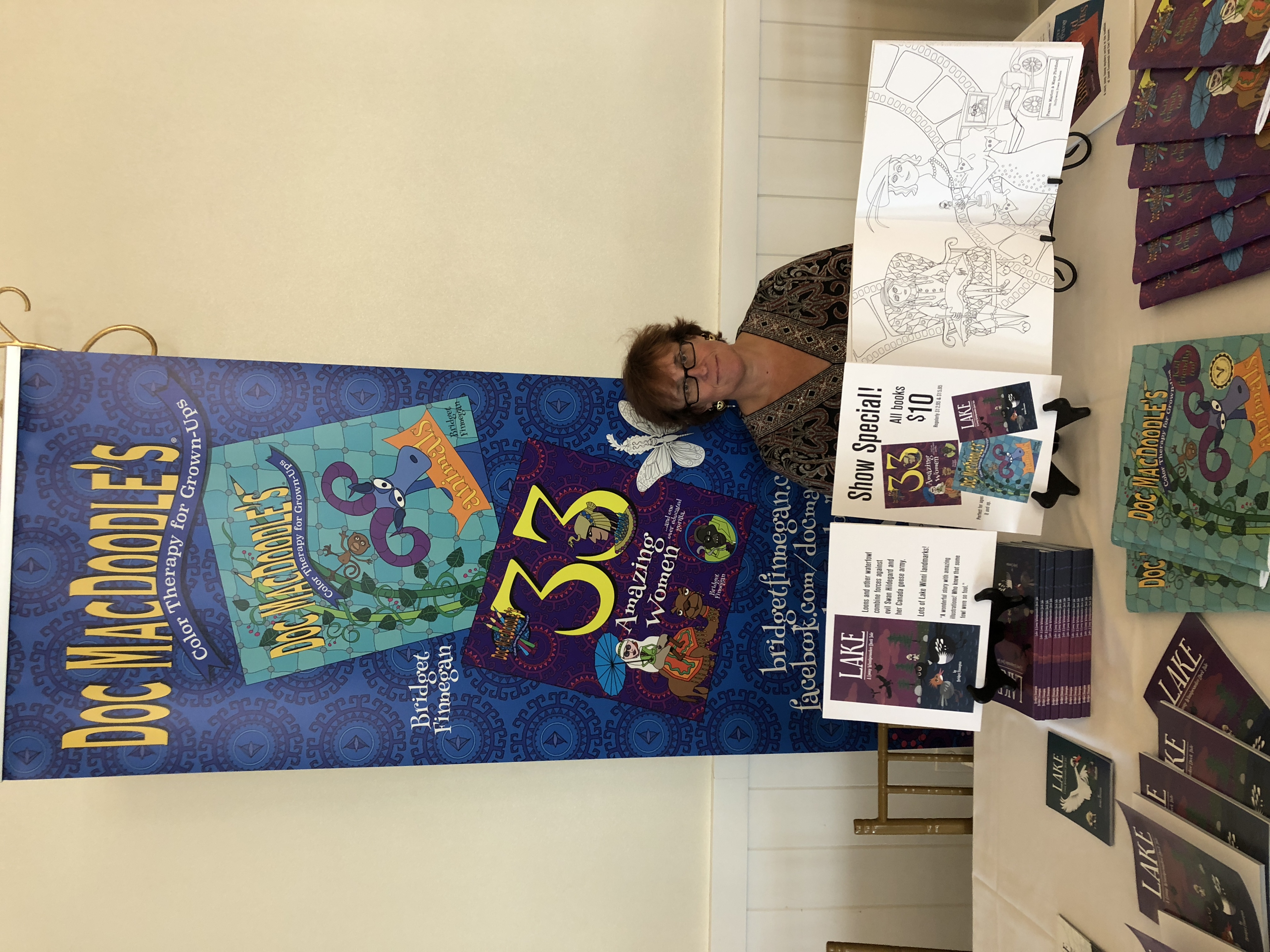 Illustrator/author Bridget Finnegan (http://www.bridgetfinnegan.com/).