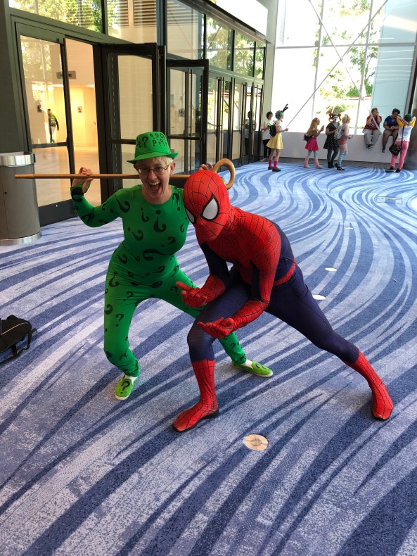 The Riddler and Spider-man.