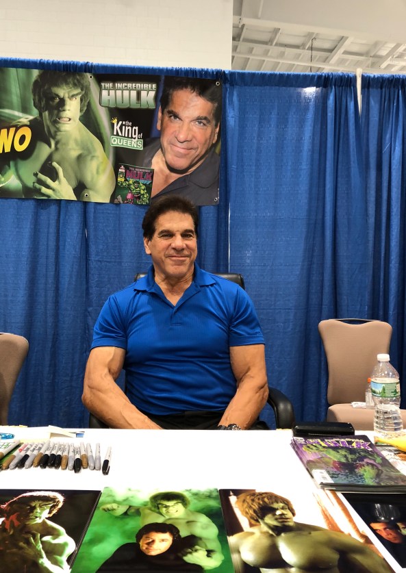 Lou Ferrigno (The Incredible Hulk).