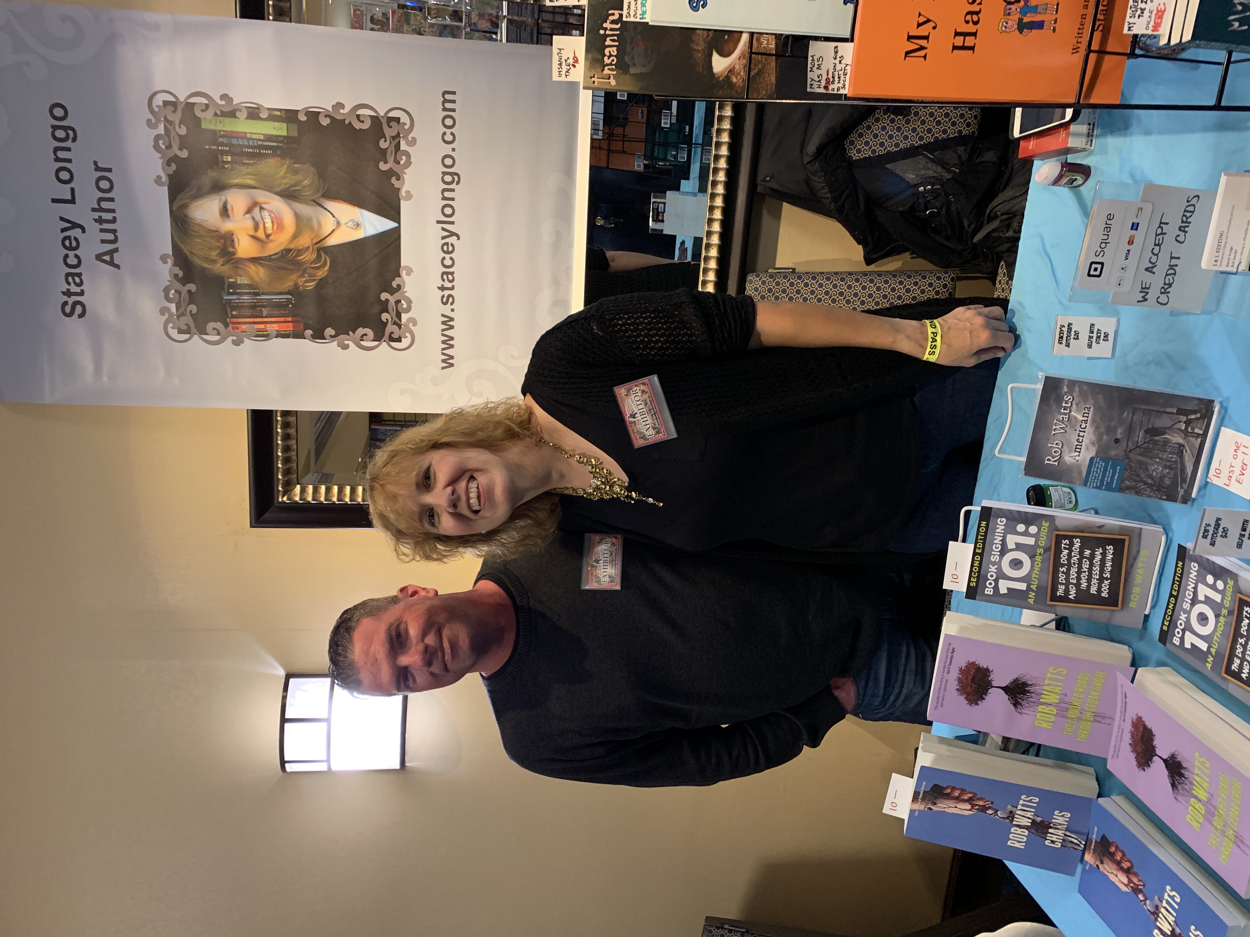 Authors Rob Watts and Stacey Longo