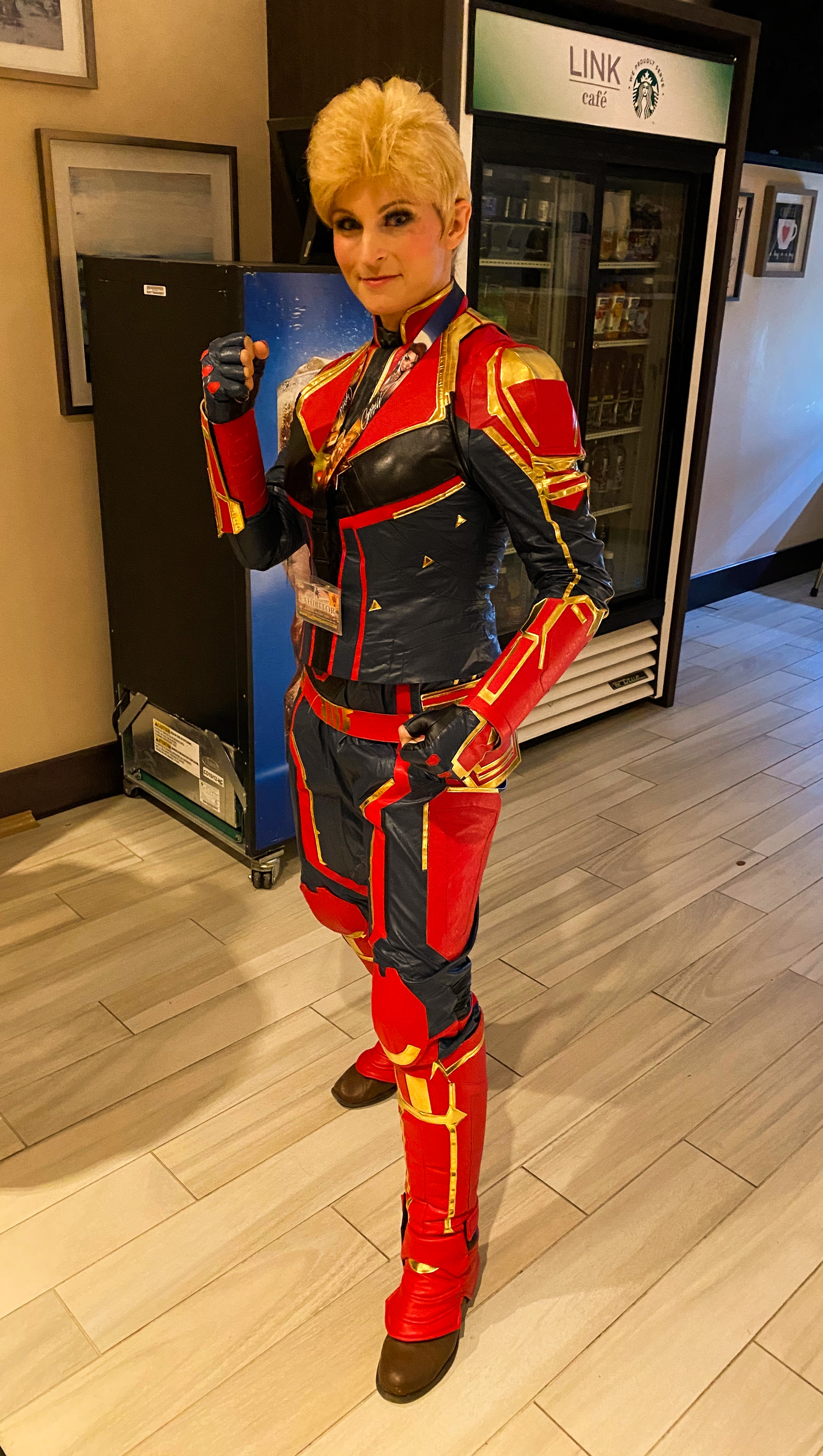 Captain Marvel (Cosplayer Chelsea Von Chastity)
