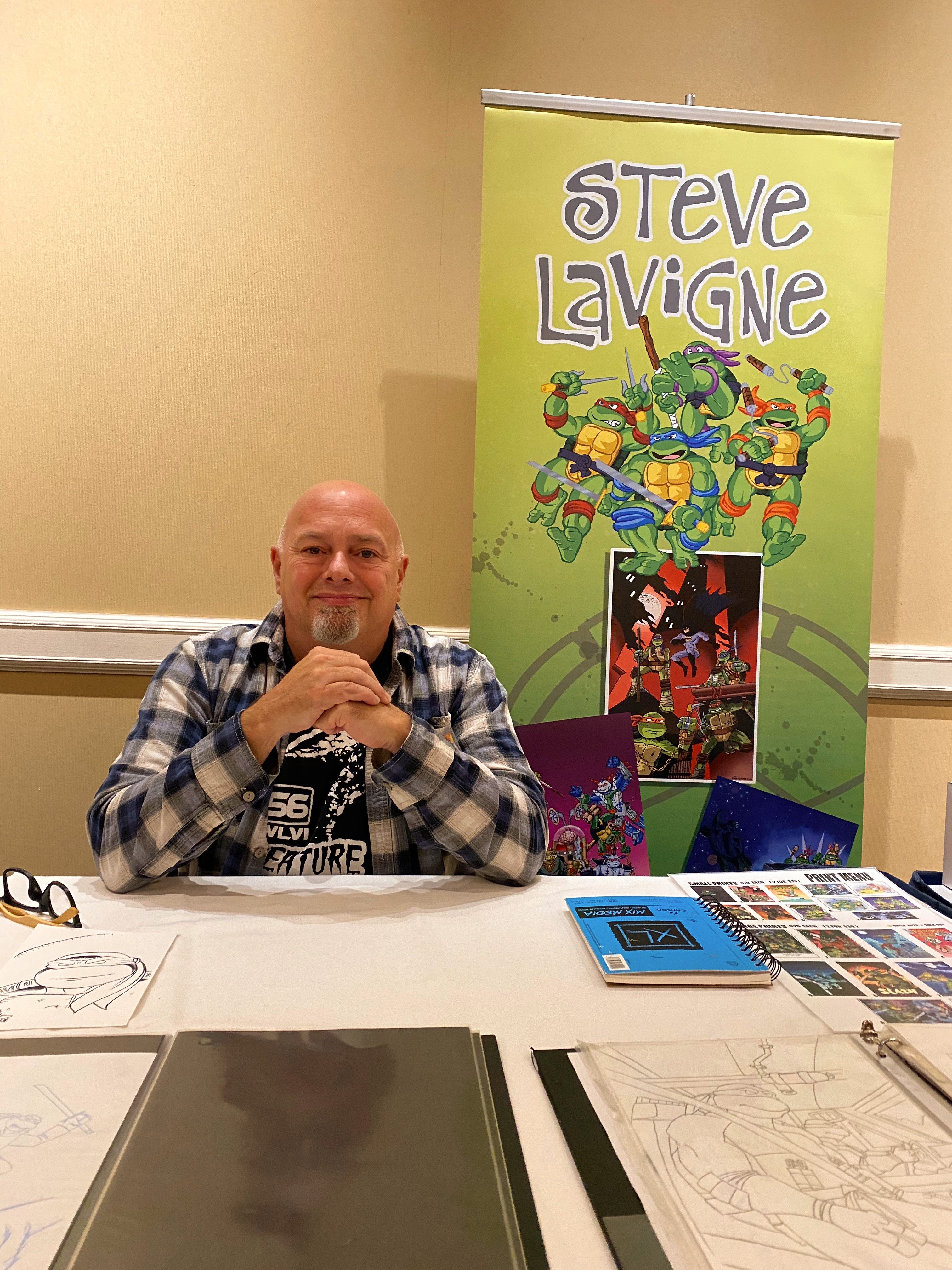 Artist Steve Lavigne (Teenage Mutant Ninja Turtles).